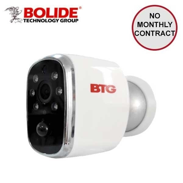 Bolide Wi-Fi IP Camera, 10800P/30FPS, 170 Degree view angle, 
Stand by Time up to 6 months, IR 15 ft, Wirel BOL-BTG-WIP80P
